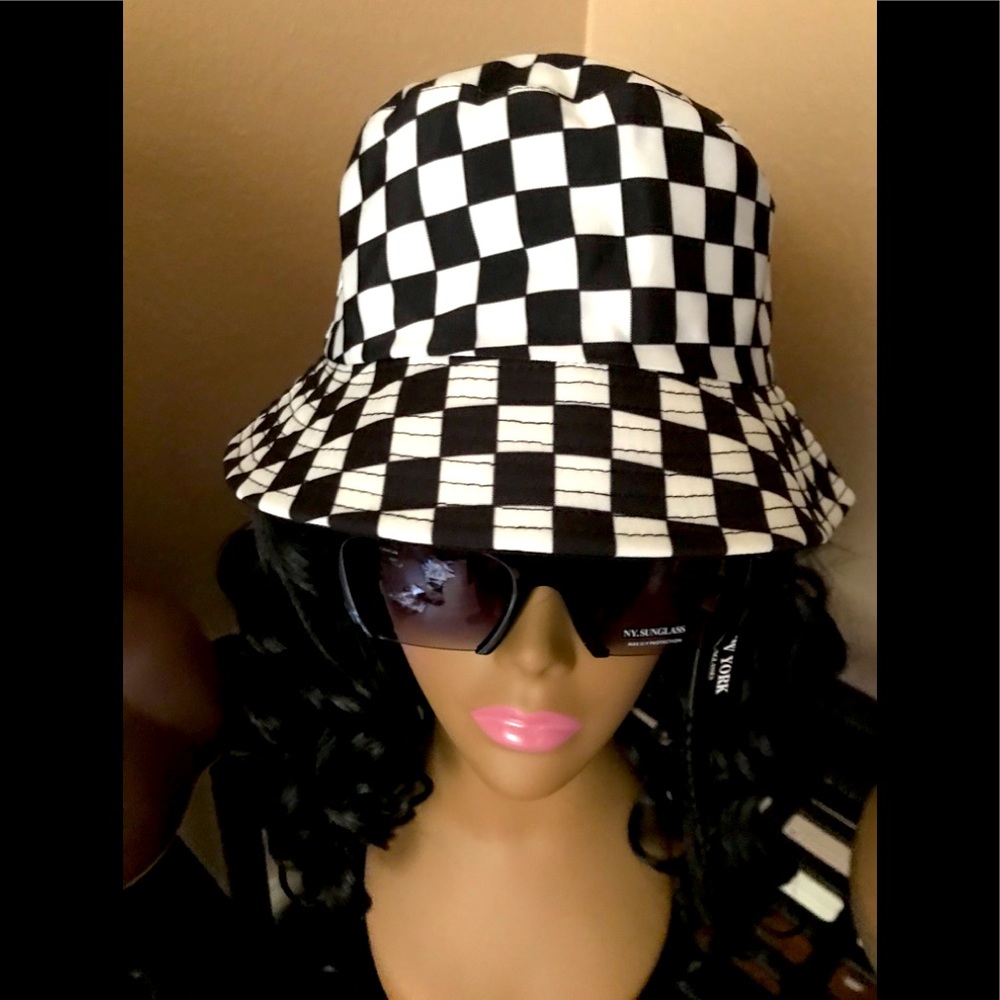 Checkered Bucket Hat